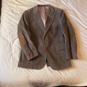 Vintage "Trophy Club" corduroy blazer with suede elbow patches